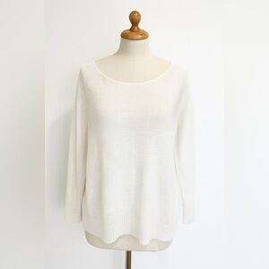 Elegant White Women's Sweater